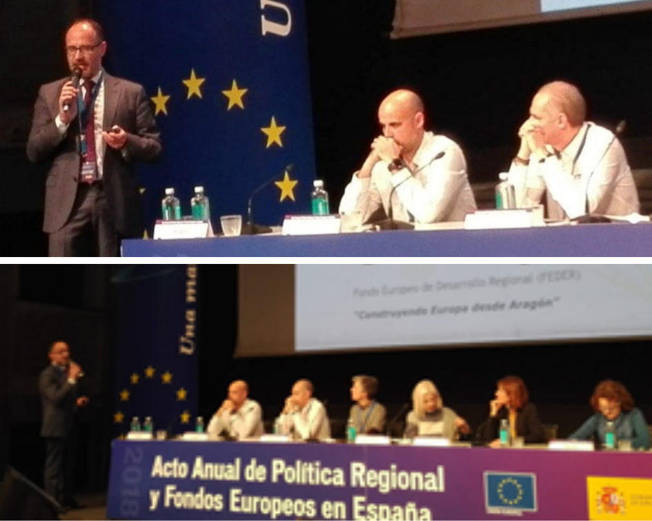 Imagen de acto anual de comunicación de fondos FEDER 2018