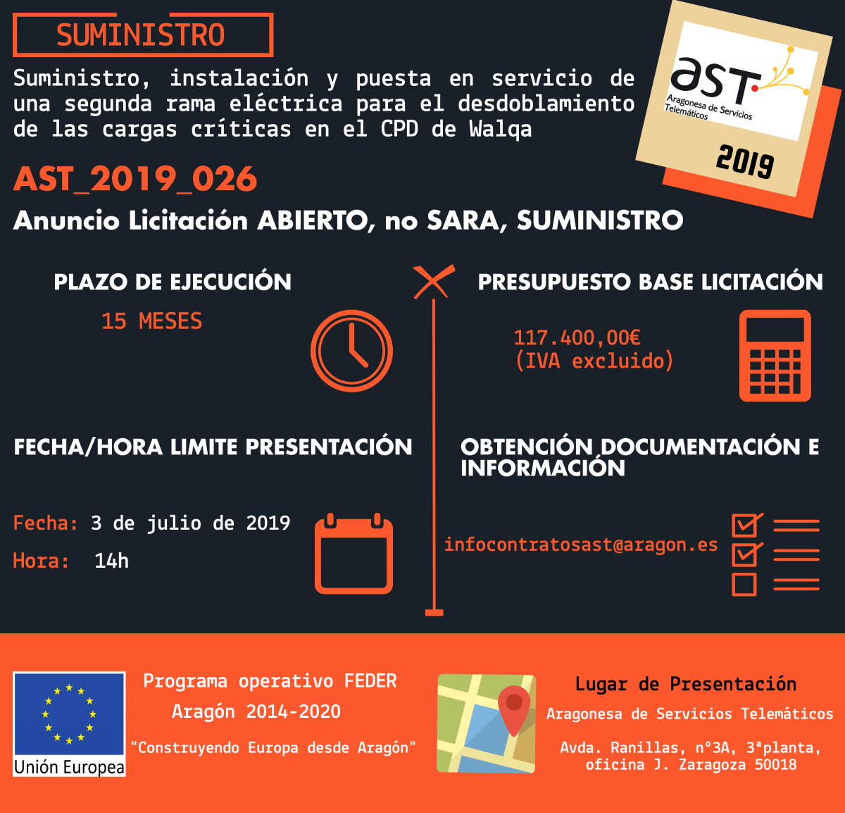 Licitación AST_2019_026 Imagen de licitación AST_2019_026