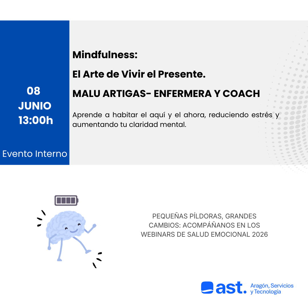 poster pildora de bienestar emocional mindfulness